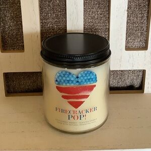 Bath & Body Works FIRECRACKER POP Scented Candle Single Wick 7oz NEW